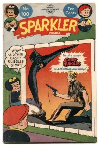 Sparkler Comics #100 1951- Casey Ruggles- VG+ 