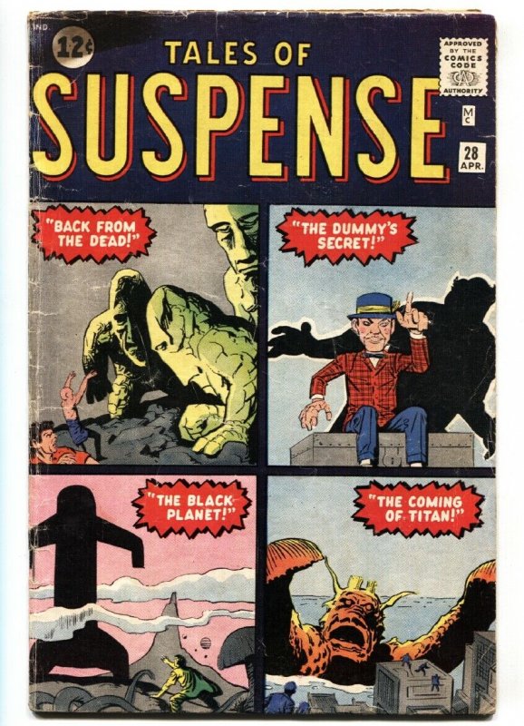 Tales Of Suspense #28 1961-STONE MEN prototype-kirby ditko G/VG