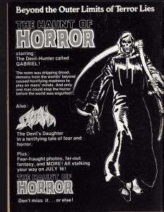 The Haunt of Horror #2 (1974) Devil Hunter Satana Gabriel CLASSIC HORROR !!!!
