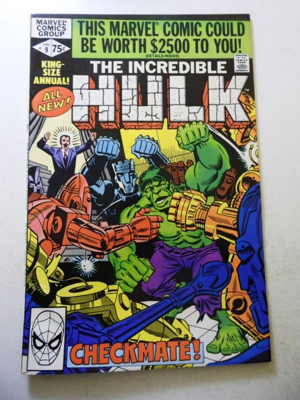 The Incredible Hulk Annual #9 (1980) FN Condition