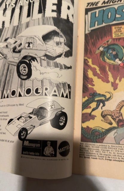 The Avengers #82 (1970)avengers assemble w Daredevil