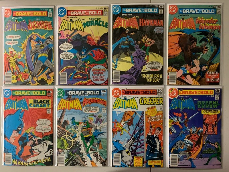 Batman Brave and the Bold comics run #137-169 33 diff avg 7.0 (1977-80)