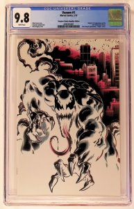 Venom #1 (2017) CGC 9.8 Scorpion Comics Negative Edition