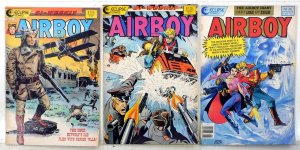 Airboy Lot of 3 #21, 22, 46 (1987) Eclipse Comics 1st Print Comic Books