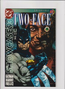 Showcase '93 #8 VF/NM 9.0 DC Comics Batman Knightfall pt.14 Two-Face,Deathstroke
