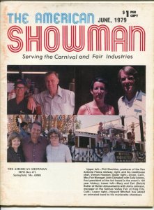 American Showman 6/1979--Carnival & Fair industry mag-Bluff city shows-dates-...