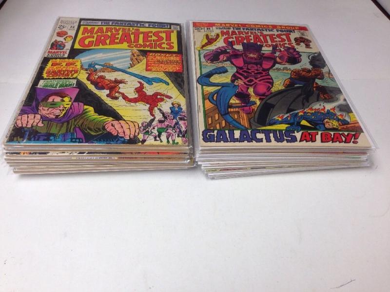 Marvels Greatest Comics 23-28 30-37 45 51 54 61 64-72 6.0-8.0 Range Lot Set Run