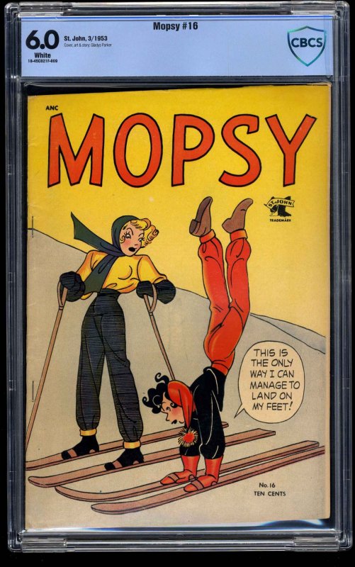 Mopsy #16 CBCS FN 6.0 White Pages