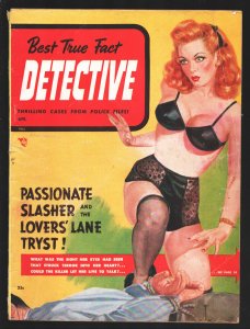 Special Detective 1/1948-classic George Gross mystery cover-Violent crime sto...