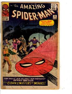 Amazing Spider-Man #22 PR/GD Marvel Comic Book Goblin Sandman Vulture Kraven RH3