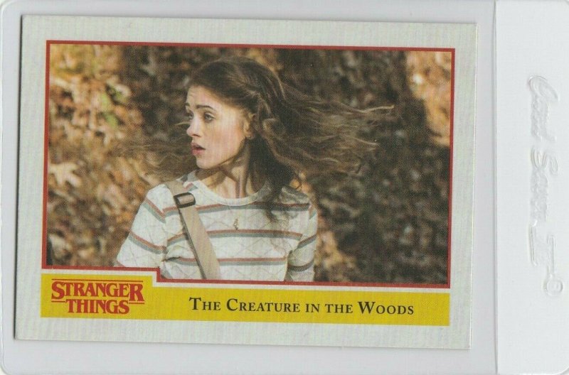 Stranger Things The Creature In The Woods 45 Topps Netflix 2018 Season One card