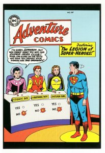 Adventure Comics #247 4x5 Cover Postcard 2010 DC Comics Legion of Super Heroes