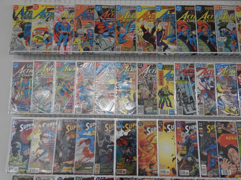 Huge Lot 150+ Comics W/ Action Comics Starring Superman,  Black Knight Avg VF+!!