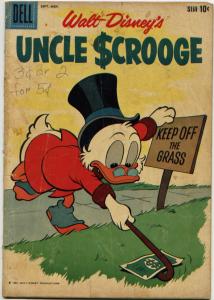 Uncle Scrooge 31, 52, 57, 68 and 75 Silver-Age Dell / Gold Key Low-grade Readers