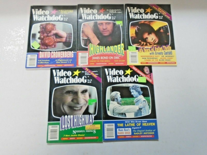 Video Watchdog Lot of 10 Different Later Issues Average 6.0 FN (1996-2001)