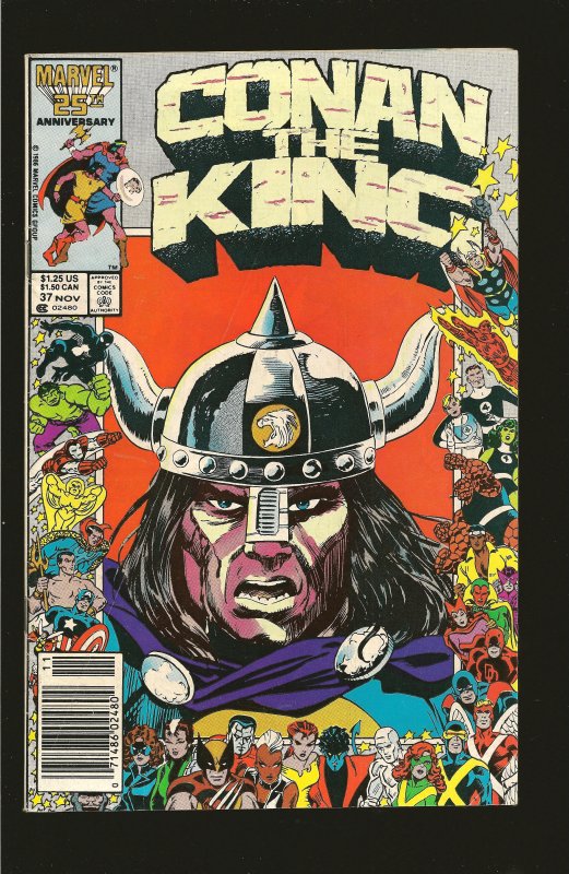 Marvel Comics Conan The King Vol 1 No 37 November 1986