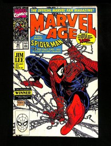 Marvel Age #90 McFarlane Spider-Man Cover!