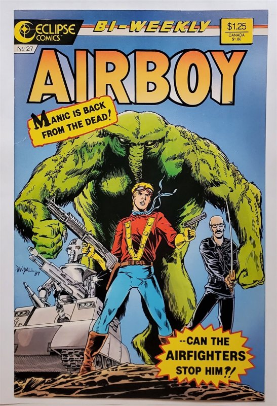 Airboy #27 (Aug 1987, Eclipse) 7.5 VF-