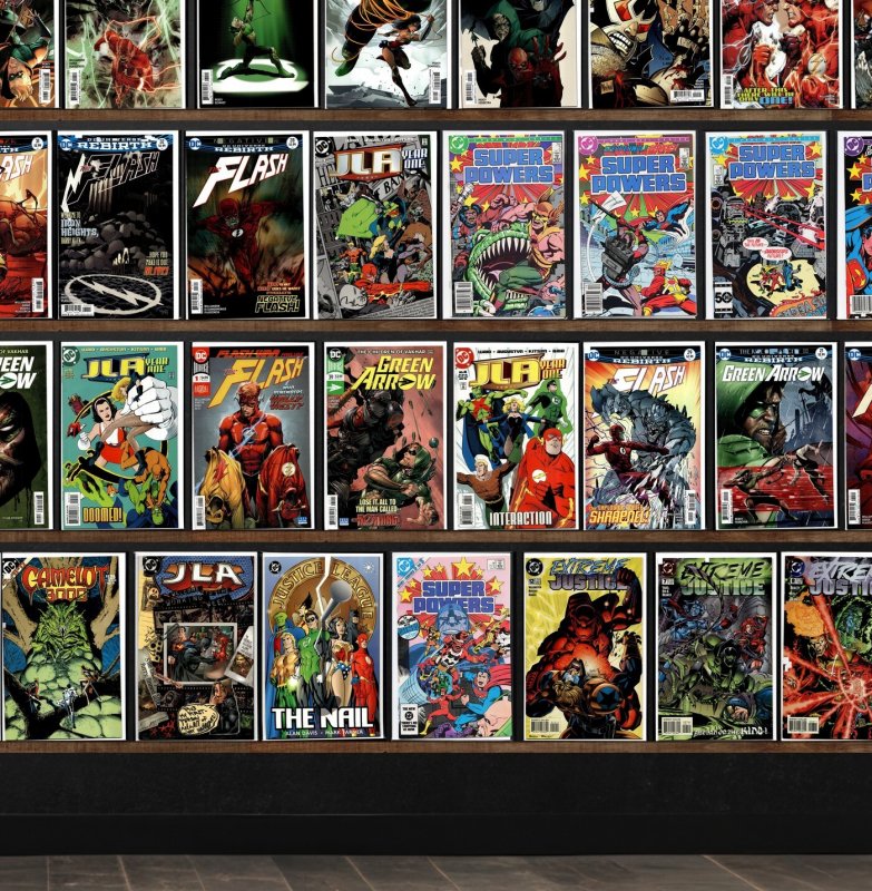 Huge Lot 140+ Comics with The Flash, Green Arrow, Warlord & More!