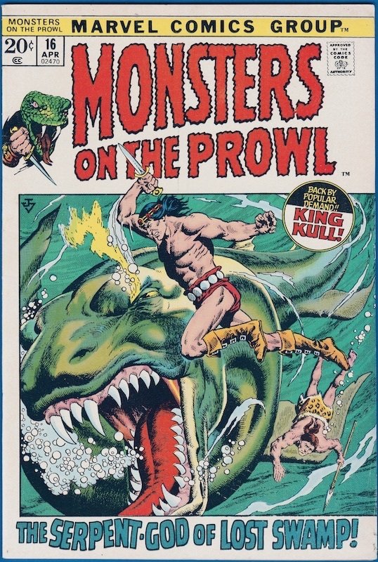 Monsters on the Prowl #16 (1972) 8.5