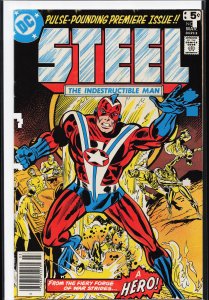 Steel, the Indestructible Man #1 (1978) Steel [Key Issue]