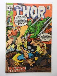 Thor #178 (1970) VG+ Condition