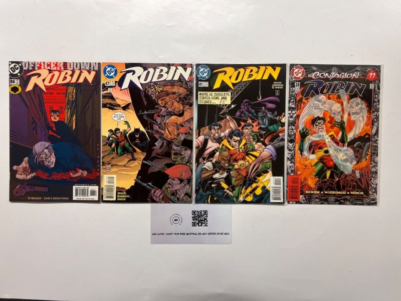 4 Robin DC Comic Books # 28 41 47 86 Batman Superman Wonder Woman Flash 78 JS43