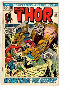 Mighty Thor # 196 FN/VF Marvel Comic Book Odin Loki Avengers Hela Hulk TD1