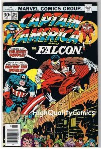 CAPTAIN AMERICA #201, FN+, Jack Kirby, Falcon, 1968, more CA in store