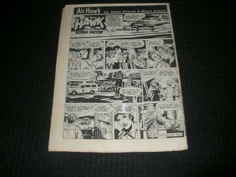 1973 MENOMONEE FALLS GAZETTE Comic Weekly #71 April 23 VG+ 4.5 Tarzan / Air Hawk