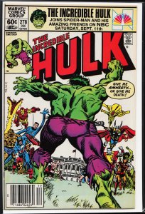 The Incredible Hulk #278 (1982) Hulk