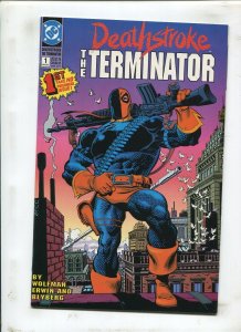 DEATHSTROKE THE TERMINATOR #1 - CHAPTER ONE: ASSAULT! - (9.0) 1991