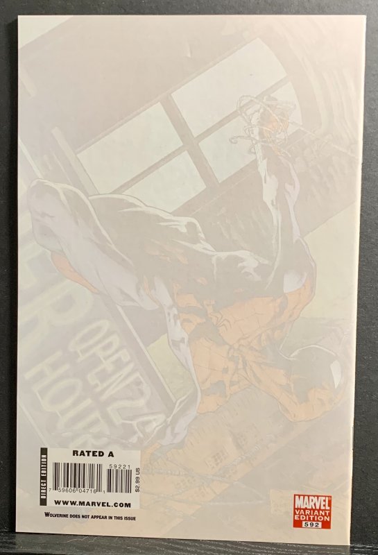 Amazing Spider-Man #592 (2009) 1:10 Wolverine Appreciation Paolo Rivera Variant