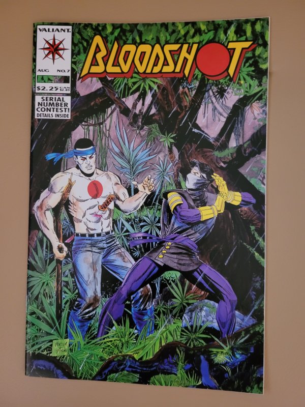 Bloodshot #7 (1993)  Ninjak x-over NM/M Never Opened