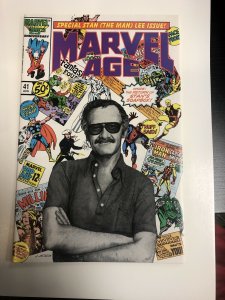 Marvel Age (1989) # (41 NM) Stan The Man Lee