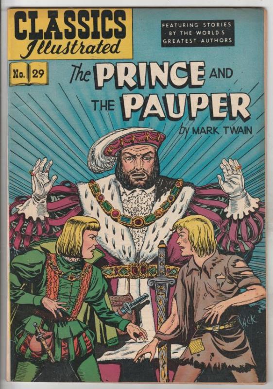 Classic Comics #29 (Jun-49) FN/VF+ High-Grade The Prince, the Pauper