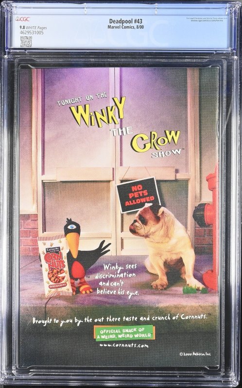 Deadpool #43 (8/00) Graded CGC 9.8