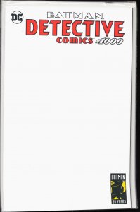Detective Comics #1000 Blank Cover (2019)