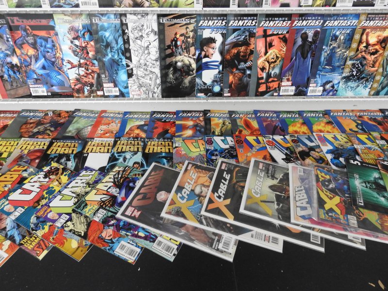 Huge Lot 200+ Comics W/ Venom, FF, Iron Man, Cable+ Avg VF Condition!