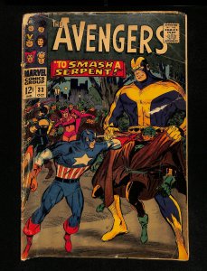 Avengers #33 1st Hulk and Sub-Mariner Team-Up!