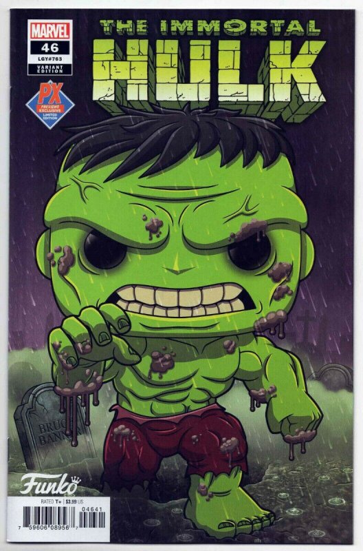 IMMORTAL HULK 46 VARIANT PX Hayhurst Funko Pop (NEAR MINT)