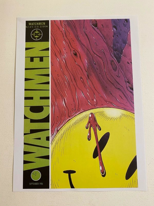 Watchmen #1 DC Comics poster by Dave Gibbons