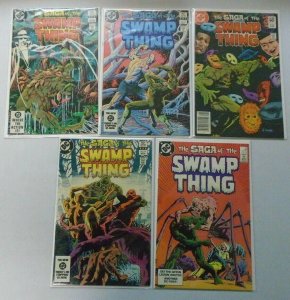 Swamp Thing comic lot2nd Series From:#2-19 17 Different Books Avg 7.0 (1982+83)