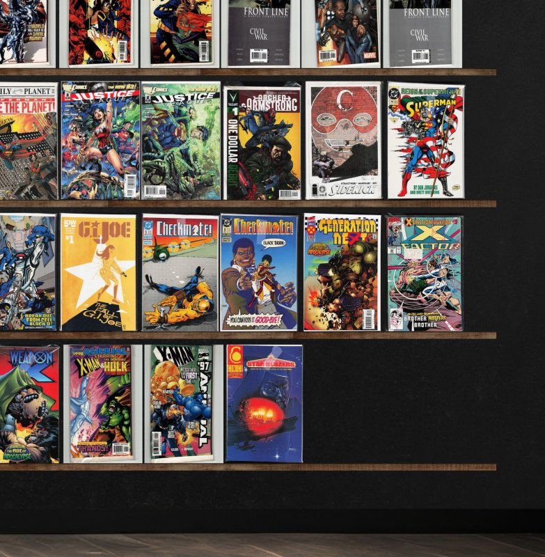 Huge Lot 150+ Comics with X-Man, Wolverine, Teen Titans, Checkmate & More!