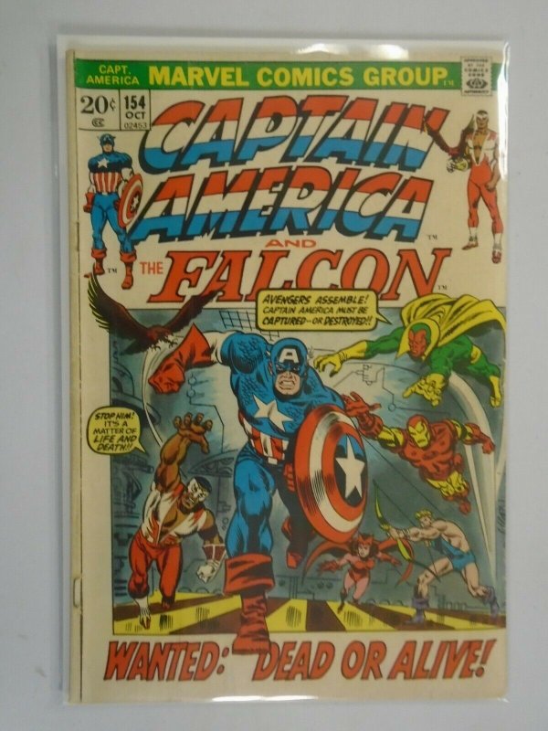 Captain America #154 3.5 VG- (1972 1st Series)