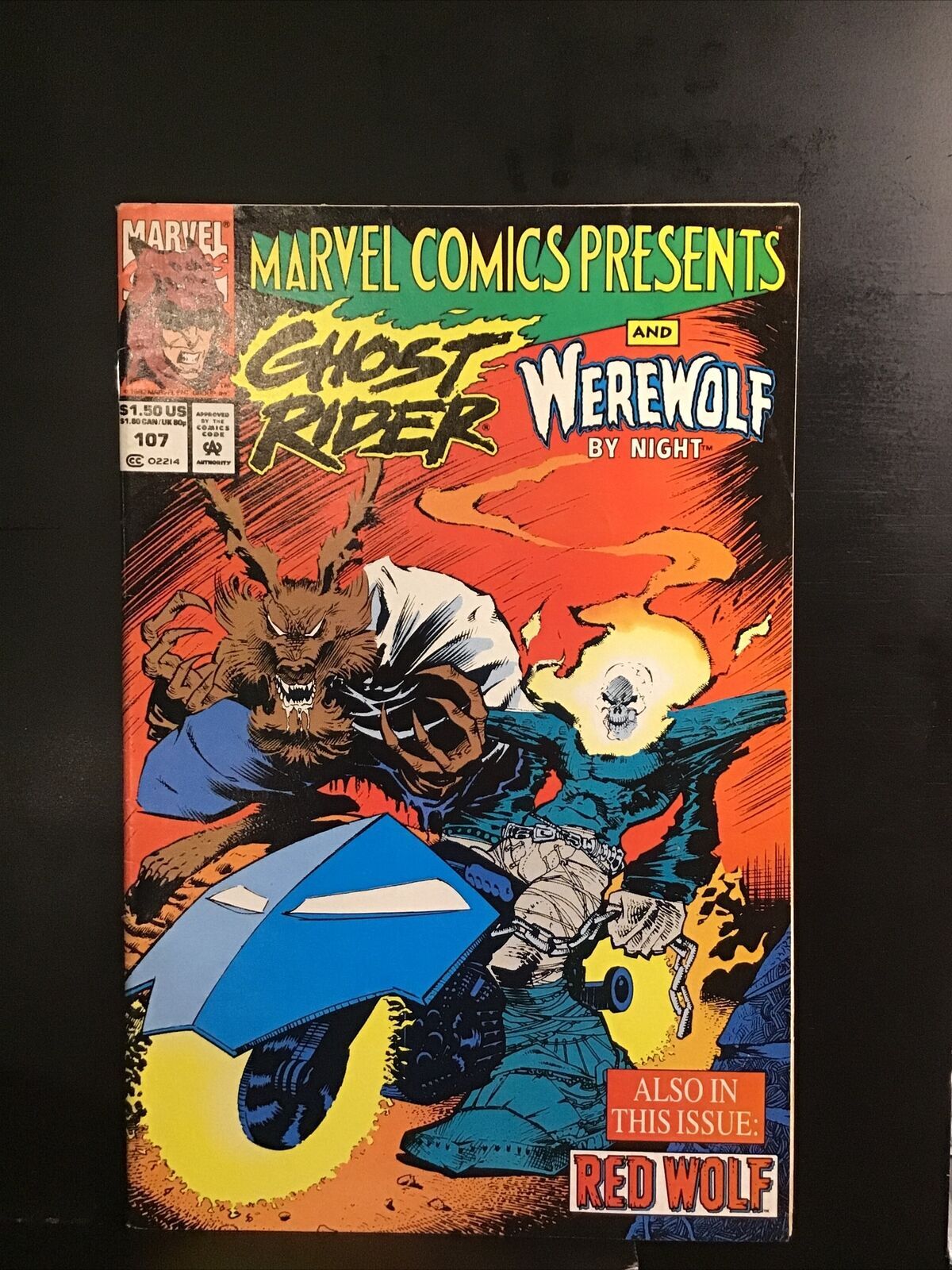 Marvel Comics Ghost Rider And Werewolf Red Wolf 107 1992 Book | Comic ...