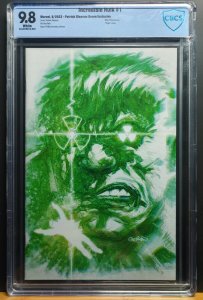 INCREDIBLE HULK #1 • PATRICK GLEASON VIRGIN EXCLUSIVE • CBCS 9.8 • GREEN HULK