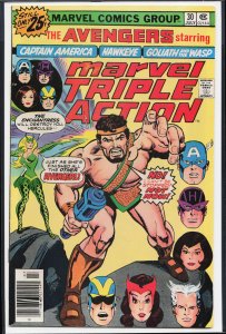 Marvel Triple Action #30 (1976) The Avengers