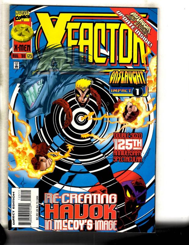 10 X-Factor Marvel Comic Books # 120 121 122 123 124 125 126 127 128 129 CR55