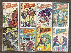 West Coast Avengers #17,18,19,22,23,24,25,27 1986 Marvel Comics Lot